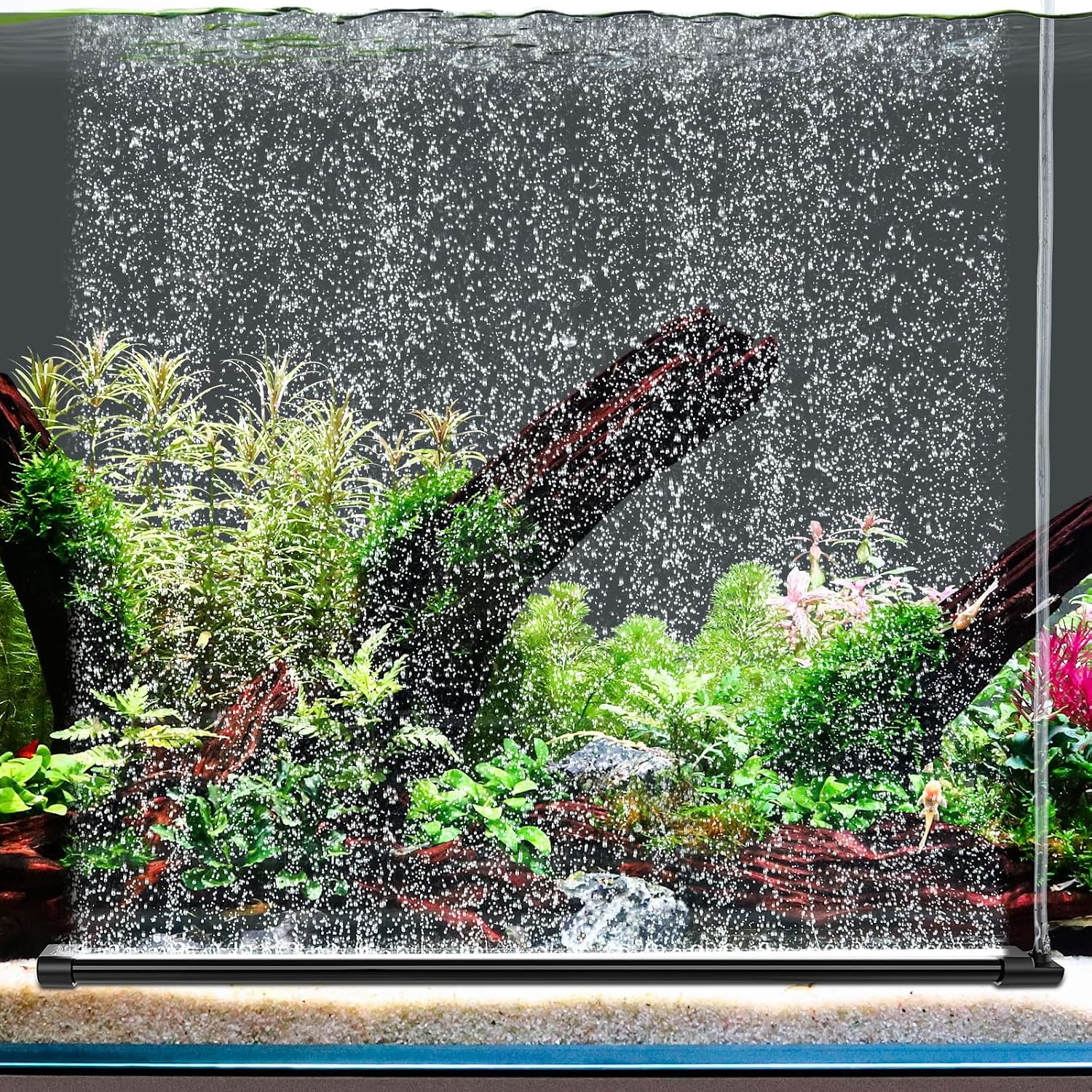 hygger Aquarium Bubble Curtain Wall, Quiet Fish Tank Air Stone with Accessories, High Dissolved Aquarium Bubbler Oxygen Diffuser Decoration for Freshwater & Saltwater - Image 12