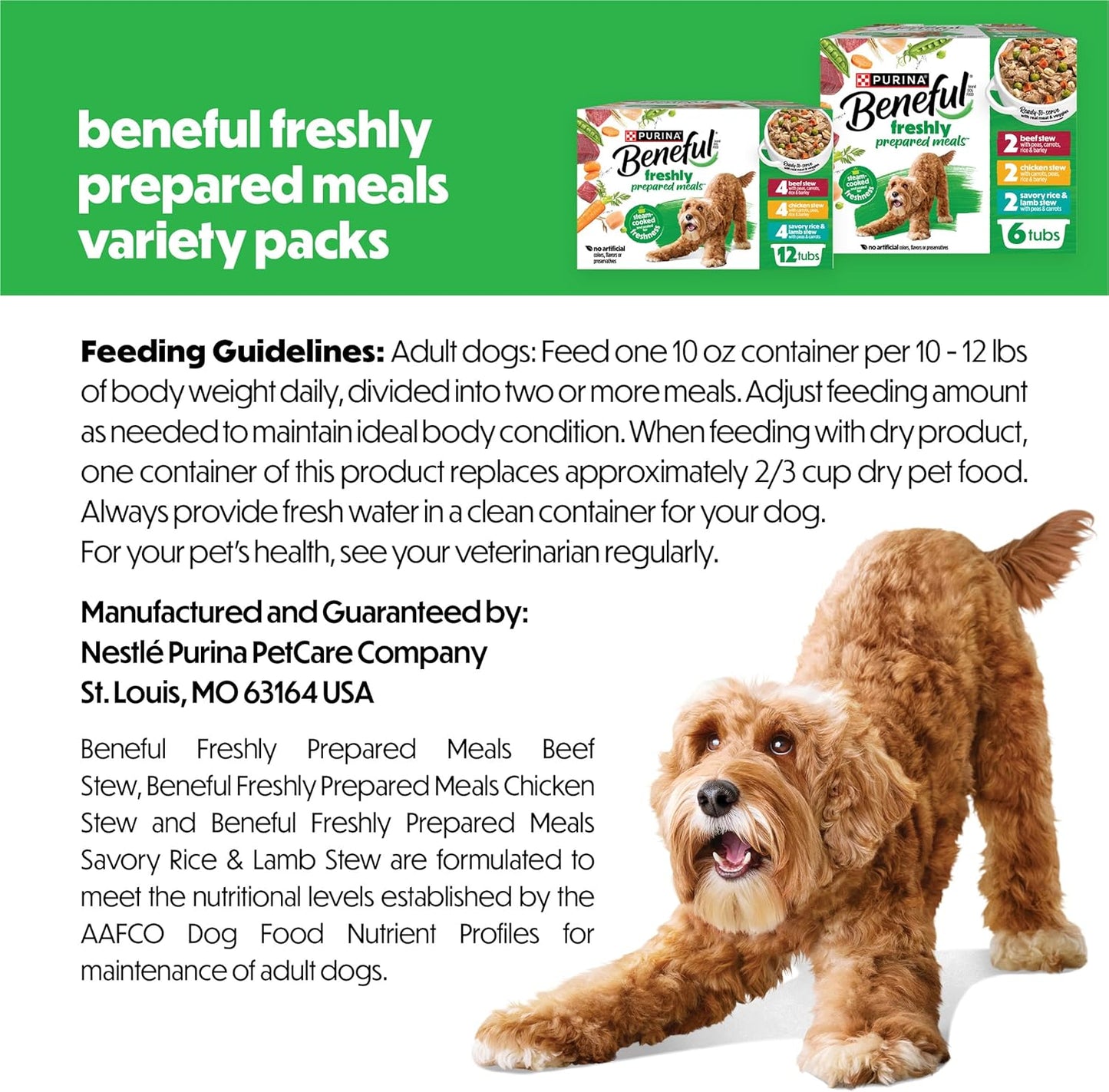 USA imported savory gravy dog food meals for adult canines