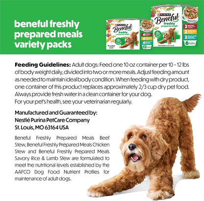 USA imported savory gravy dog food meals for adult canines