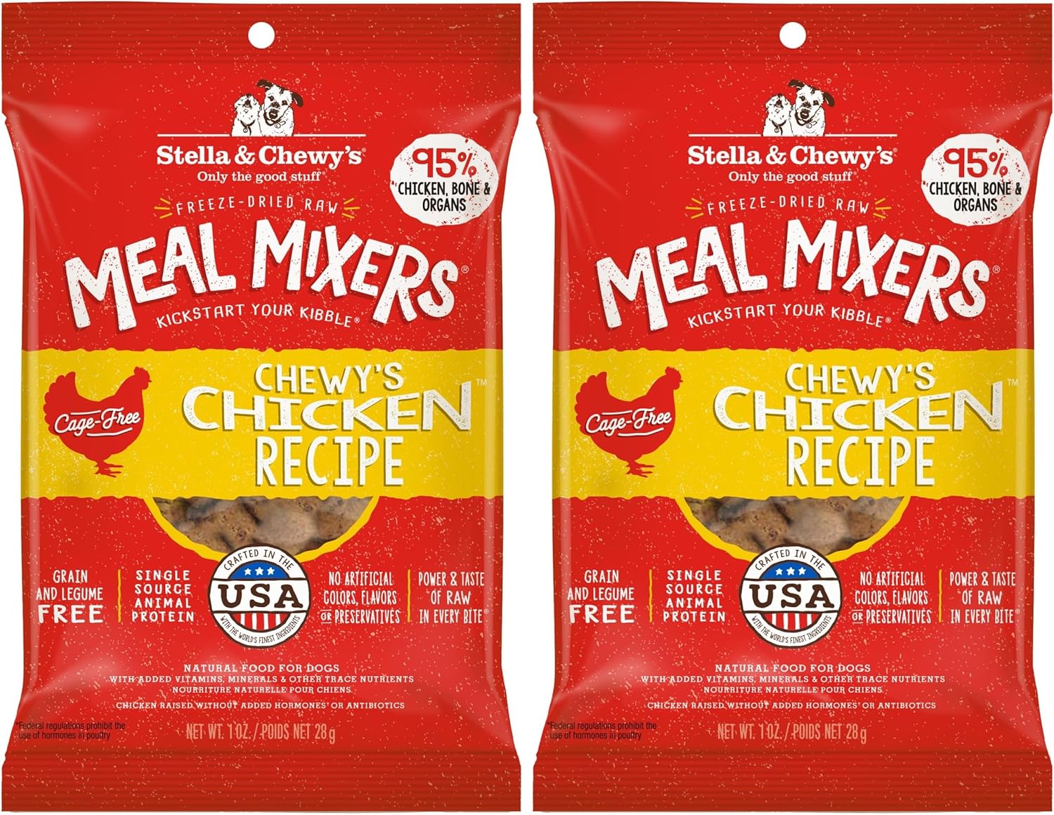 Stella & Chewy's Freeze-Dried Raw Beef Meal Mixers- Dog Food Topper and Mixer - Made with 95% Grass-Fed Beef, Organs & Bone - Perfect for Picky Eaters - Grain-Free - 1 oz - Image 14