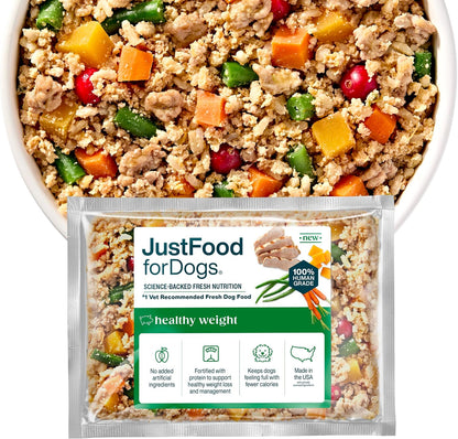 JustFoodForDogs Frozen Fresh Dog Food for Sensitive Skin Allergies, Joint Health, Complete Meal or Human Grade Dog Food Topper, Joint & Skin Support, 18 oz (Pack of 7) - Image 10