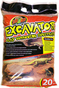 Zoo Med Excavator Clay Burrowing Substrate front view bag packaging