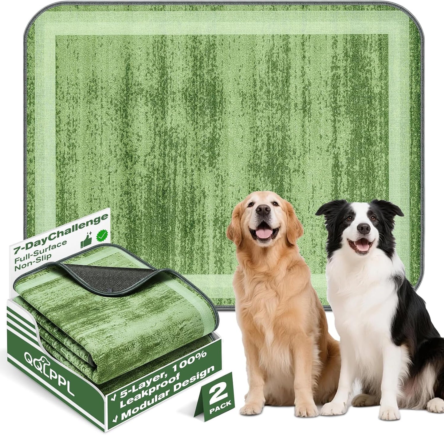 Washable Reusable Dog Pee Pads for Cats 2 Pack Waterproof Non-Slip | Washable Reusable Thick Waterproof Non-Slip - Image 12