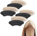 COKUMA Heel Pads for shoes front view showing black and beige variants.