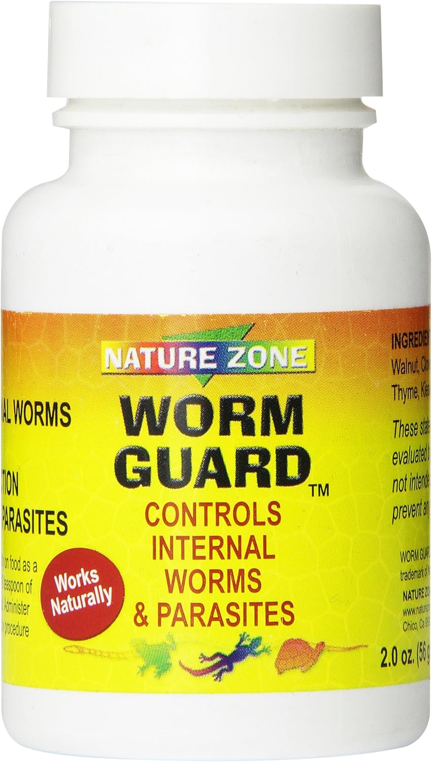 Nature Zone Reptile Worm Guard Powder bottle front view