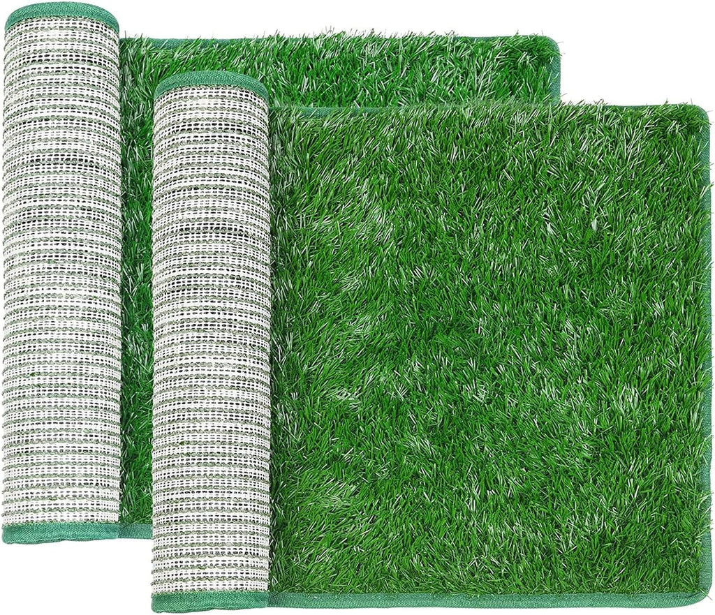 LOOBANI Dog Grass Pee Pads, Artificial Dog Grass Pads for Potty Tray, Fake Grass for Dogs to Pee On, Outdoor Indoor Pee Grass for Dog Potty(14*18 inch) - Image 12