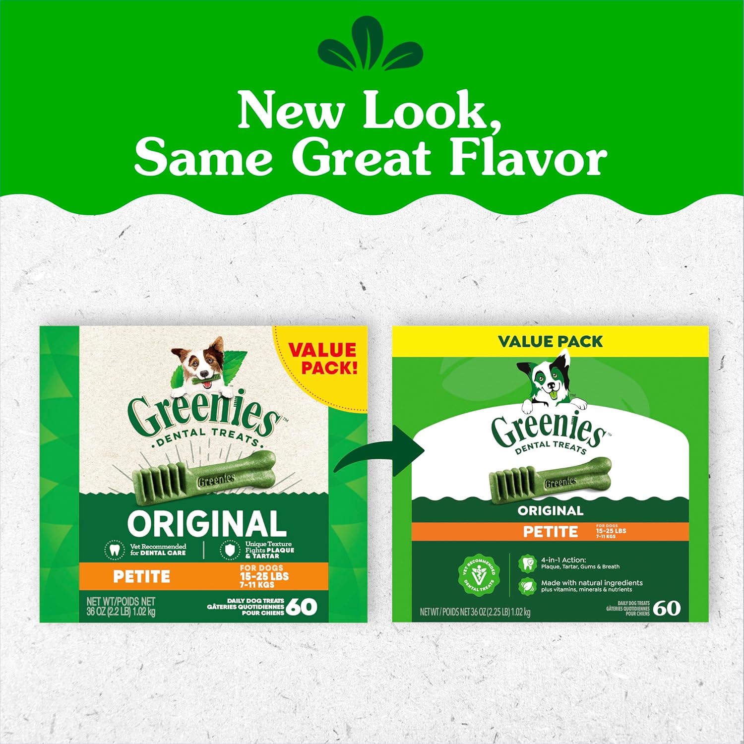 Greenies adult natural dental chews in original flavor for small dogs