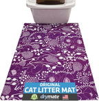 Packaging details of the authentic USA imported Drymate original cat litter box mat.