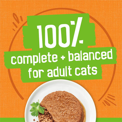 Purina Friskies poultry pate wet cat food texture and ingredients