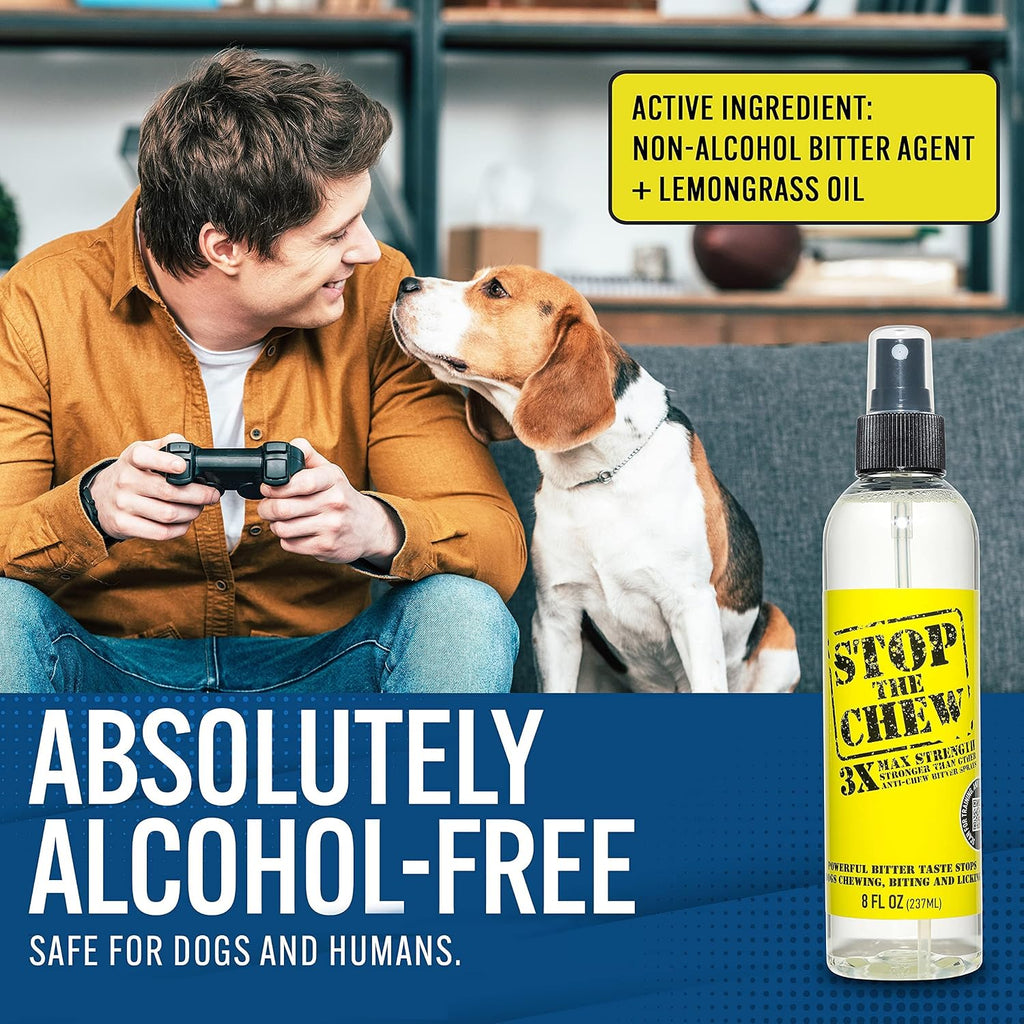 Professional strength dog anti chew deterrent