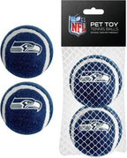 Pets First NFL pet tennis balls durable felt texture