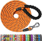 NTR 30FT Puppy Leash, Nylon Rope Long Dog Leash with Swivel Lockable Hook and Comfortable Padded Handle, Dog Line Tether for Small Medium Large Dogs Training, Playing, Camping, or Backyard - Image 13