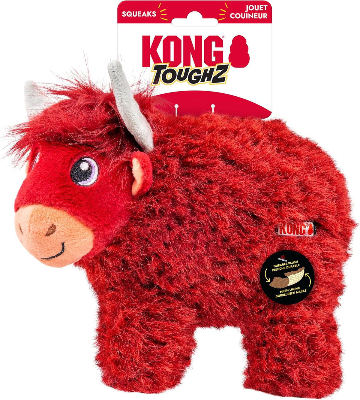 Medium size KONG Toughz llama dog toy for play