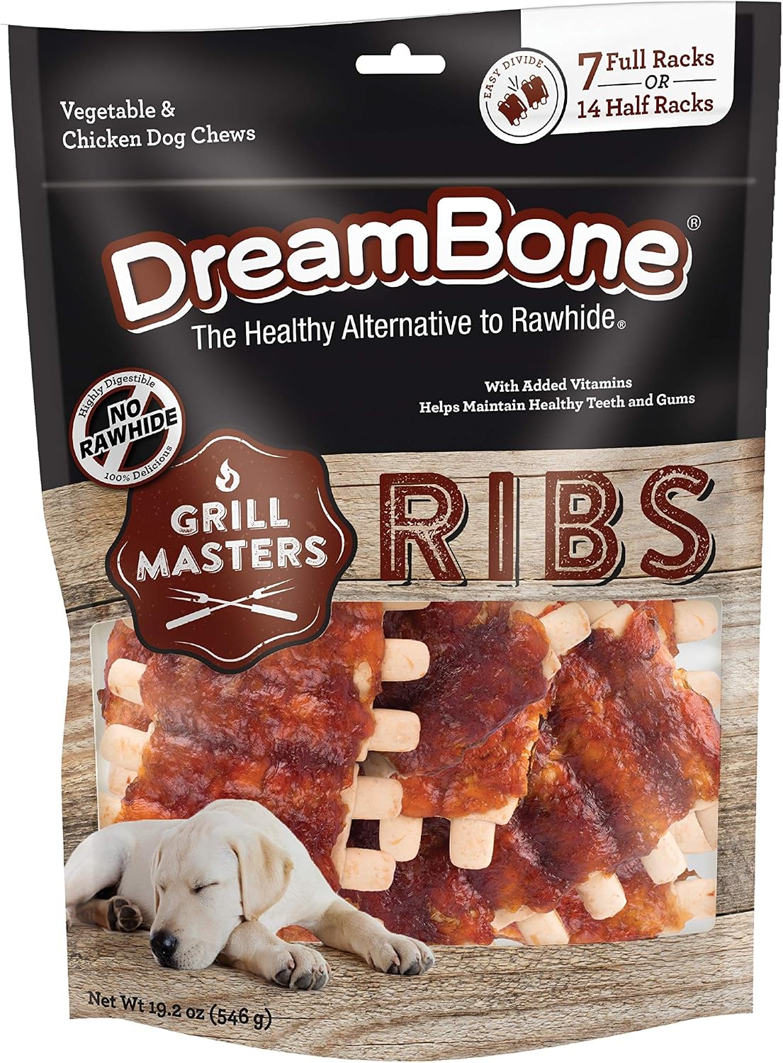 DreamBone Grill Masters T-Bones imported pet care products on white background