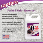 Side view of Capture Pet Stain and Odor Neutralizer 1 Gallon