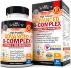 BioSchwartz Vitamin B Complex with Vitamin C front bottle view for daily energy support