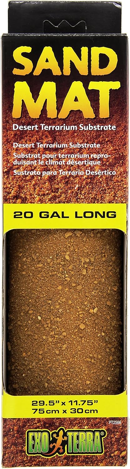 Exo Terra Sand Mat showing the natural desert color and material