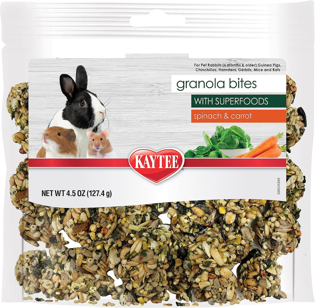 Kaytee 4.5 Ounce granola bites full display