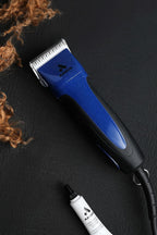 Premium pet grooming tool featuring a long fourteen foot power cord.
