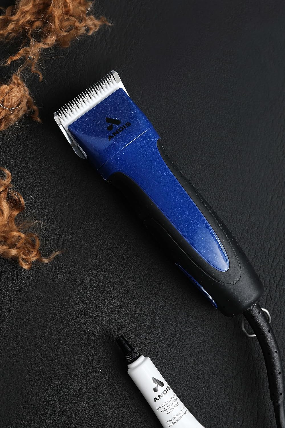 Premium pet grooming tool featuring a long fourteen foot power cord.