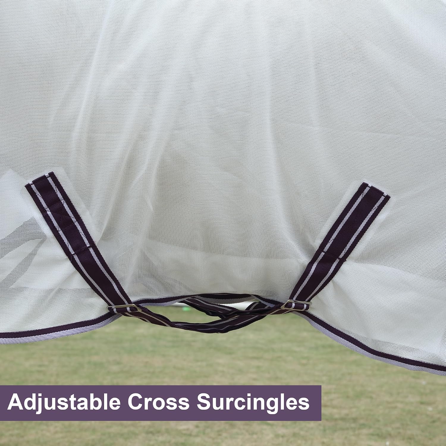 LEAFOREST breathable fly blanket adjustable belly surcingles