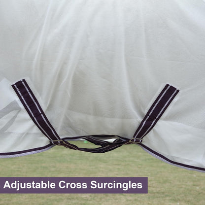 LEAFOREST breathable fly blanket adjustable belly surcingles