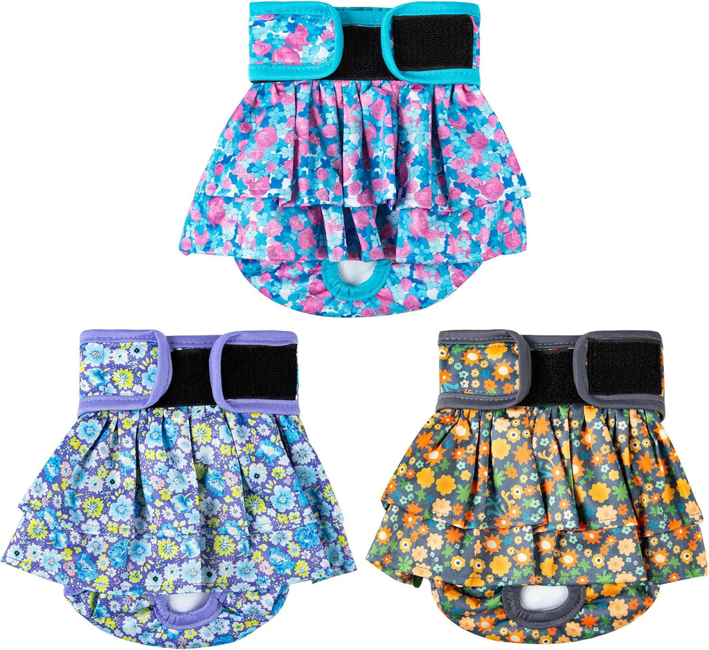 wegreeco Dog Diapers Female (3 Pack), Highly Absorbent Puppy Doggie Dog Diapers for Female Dogs Period, Washable Doggy in Heat, Small Medium Large Size (Medium) - Image 11