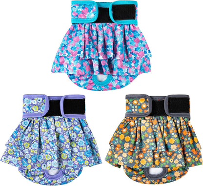 wegreeco Dog Diapers Female (3 Pack), Highly Absorbent Puppy Doggie Dog Diapers for Female Dogs Period, Washable Doggy in Heat, Small Medium Large Size (Medium) - Image 11