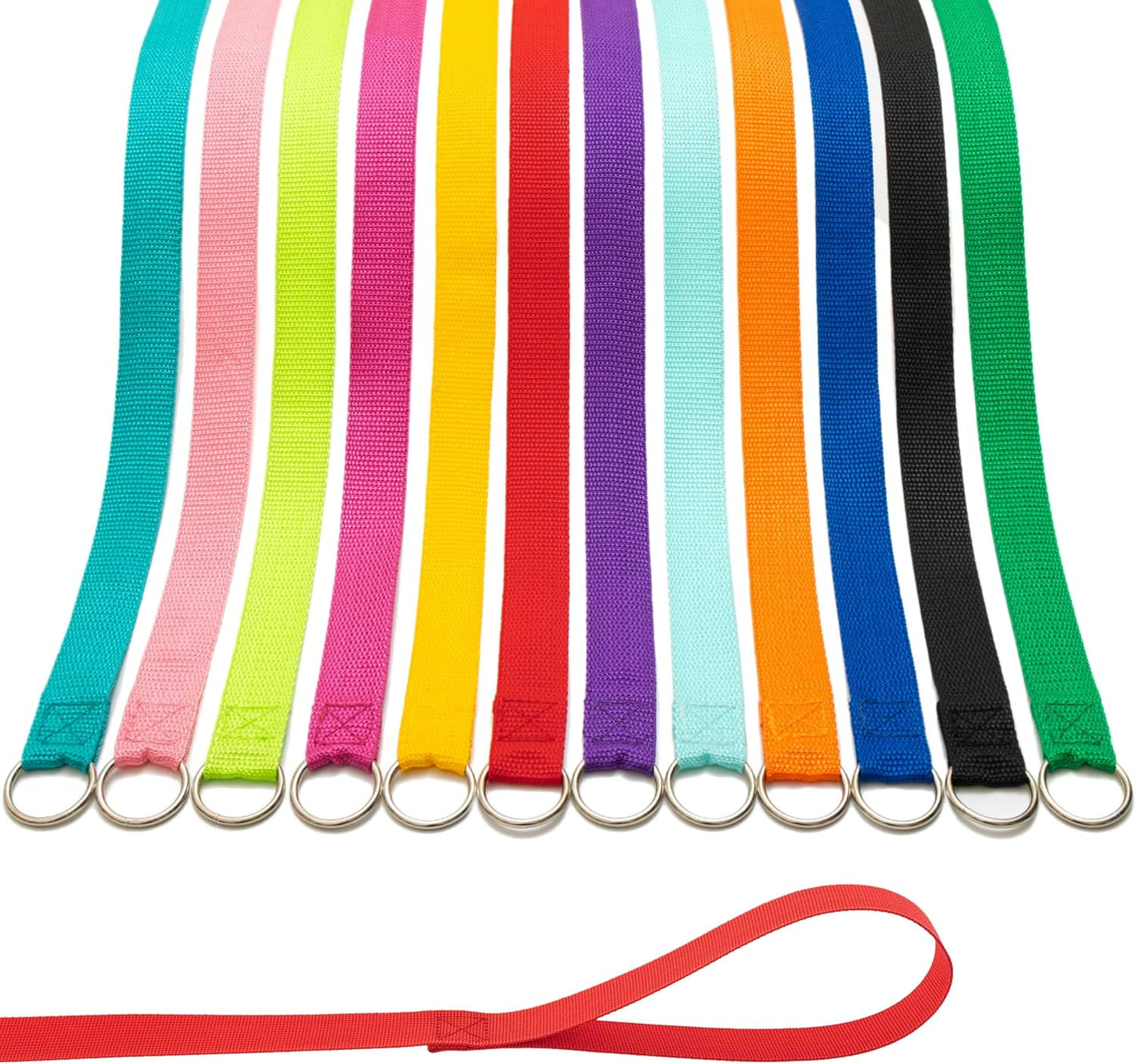 Premium imported loop training leash set for small medium and large dogs