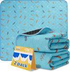 Sunheir Washable Pee Pads for Dogs , Thick Heavy Absorbency Reusable, Prevent Leakage, Waterproof , Non-Slip Pee Pads for Puppy Playpen, Crate, Whelping Box, Potty Training, Grey, 2 packs - Image 10
