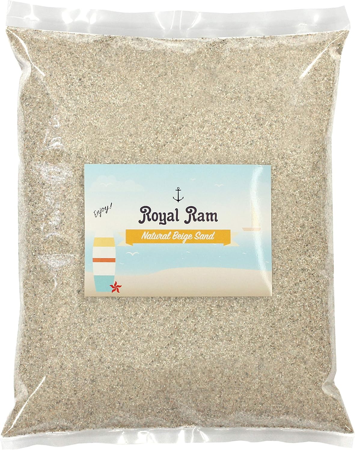 Royal Ram natural decorative beige sand front view bag packaging