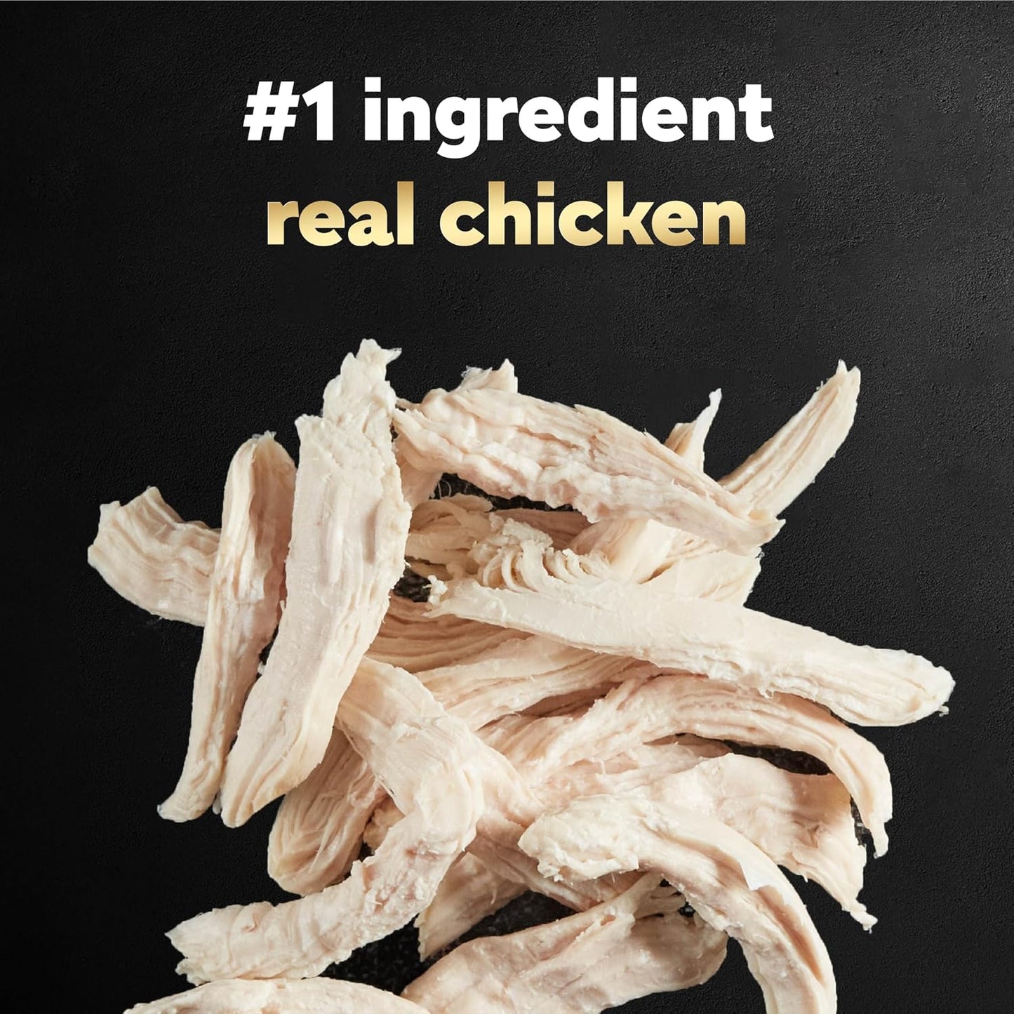 Real chicken wet dog food mixers for picky eaters packaging back view