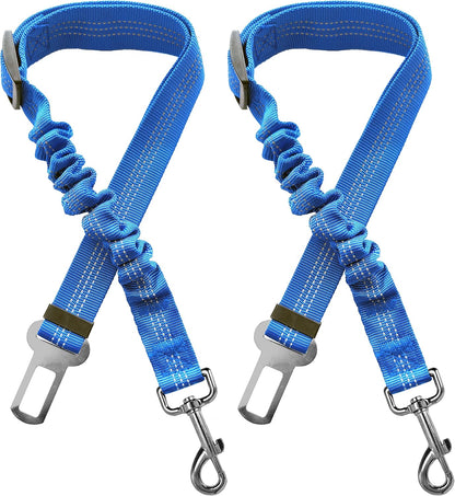 2 Dog Seatbelt Seat Belt Car Harness Leash Travel Accessories Bungee Anti Shock Pet Cat Adjustable Lead Clip Safety Seats Belts Black - Image 10