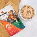 Healthy weight management wet treat for sensitive stomach dogs.