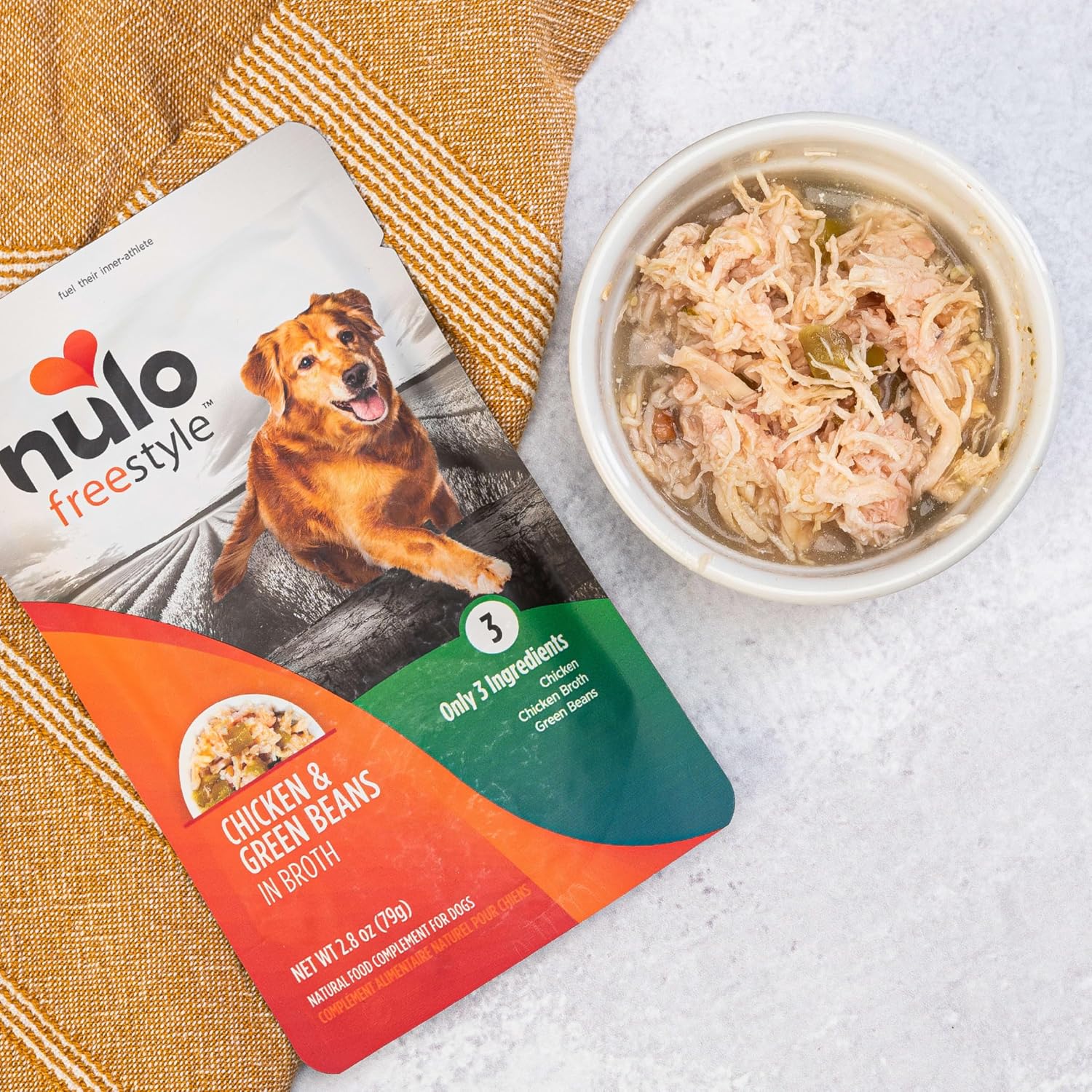 Healthy weight management wet treat for sensitive stomach dogs.