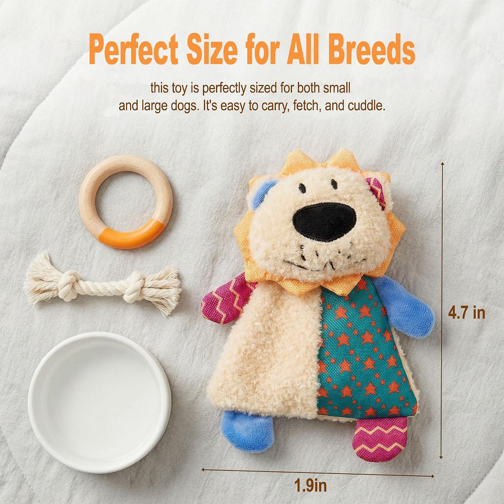 Side profile of Nyktavos no-stuffing dog toy