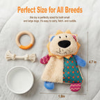 Side profile of Nyktavos no-stuffing dog toy