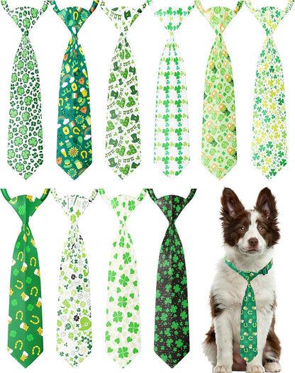 PET SHOW 10 Pack Holiday Small Dog Ties Neckties for Doggies Cats Adjustable Grooming Accessories Neck Ties Bowties Girl Boy Pets Festival Costumes Puppy Wedding Party Gift Favor - Image 9