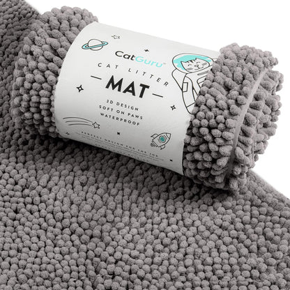 Authentic USA imported CatGuru cat litter mat packaged for home delivery