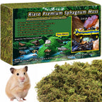 Riare 7 OZ Premium Sphagnum Moss for Reptiles- 10QT Natural Live Moss Reptile Moss Bedding for Terrarium, Hatching, Forest Sphagnum Moss Reptile Substrate for Snakes, Gecko, Turtles, Frogs, Leopard - Image 10