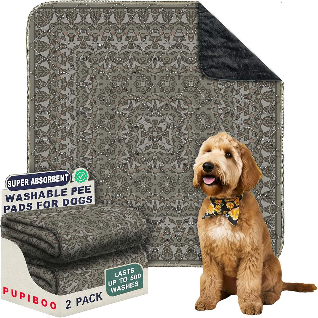 PUPIBOO Washable Pee Pads for Dogs and Cats - Super Absorbent Reusable Puppy Training Pads - 100% Waterproof, Leak-Proof & Non-Slip Whelping Pads for Pet Housebreaking - Image 15