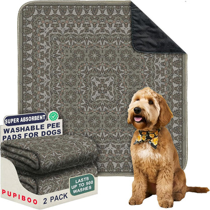 PUPIBOO Washable Pee Pads for Dogs and Cats - Super Absorbent Reusable Puppy Training Pads - 100% Waterproof, Leak-Proof & Non-Slip Whelping Pads for Pet Housebreaking - Image 15