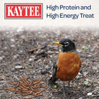 Kaytee bird food mealworms nutritional label information