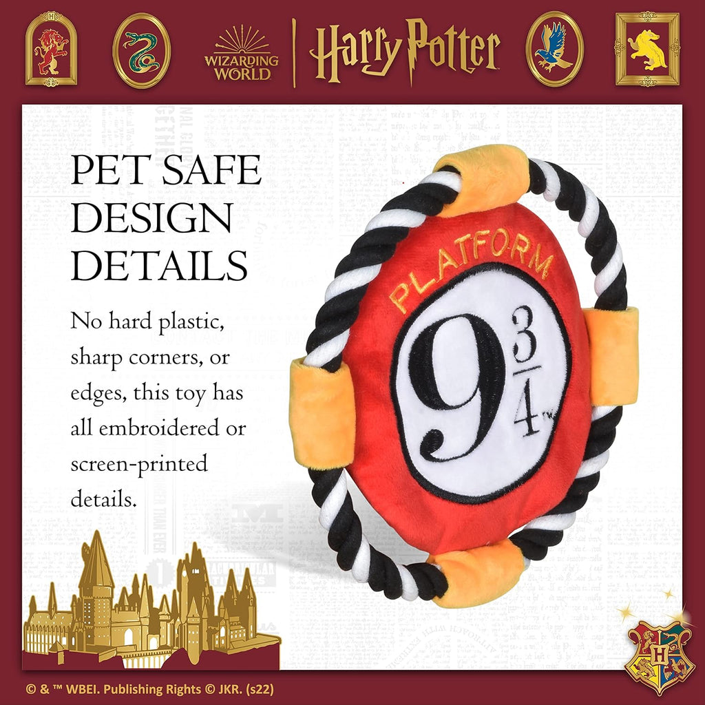 Harry Potter rope frisbee dog toy texture close up