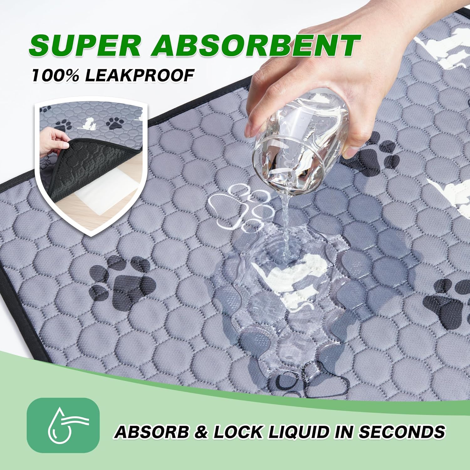 Close up of WanpeeGoo dog pad absorbent surface