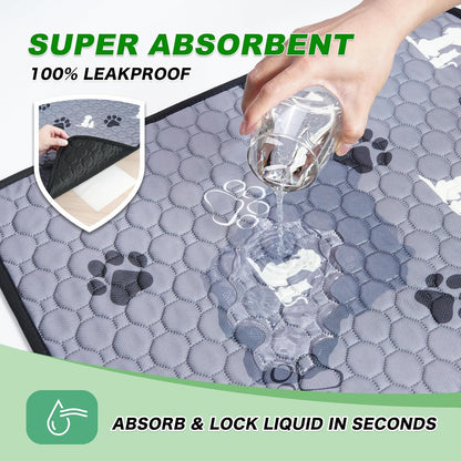 Close up of WanpeeGoo dog pad absorbent surface