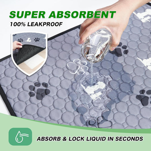 Close up of WanpeeGoo dog pad absorbent surface