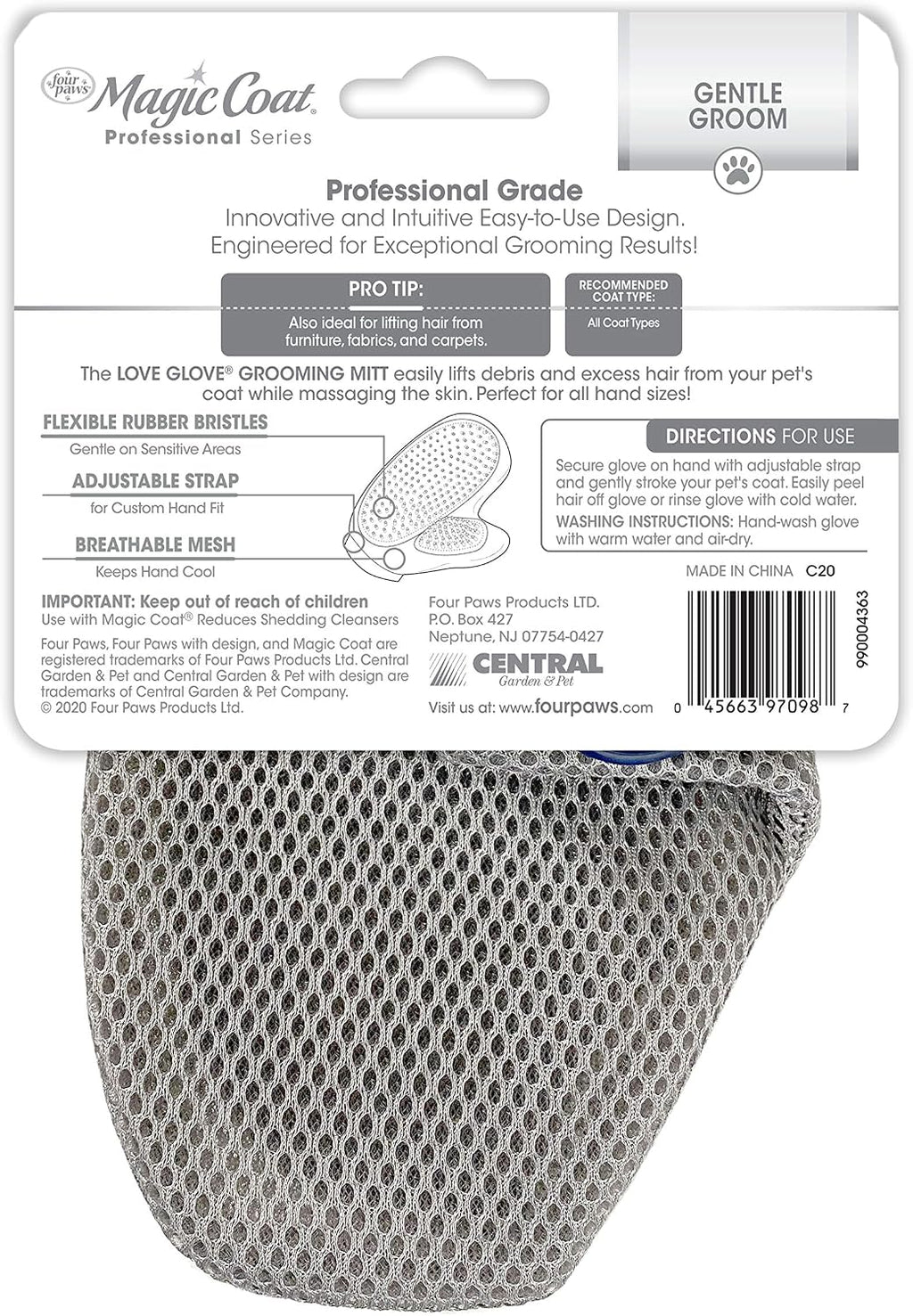 Magic Coat Professional Series Love Glove Dog Grooming Mitt - Image 10
