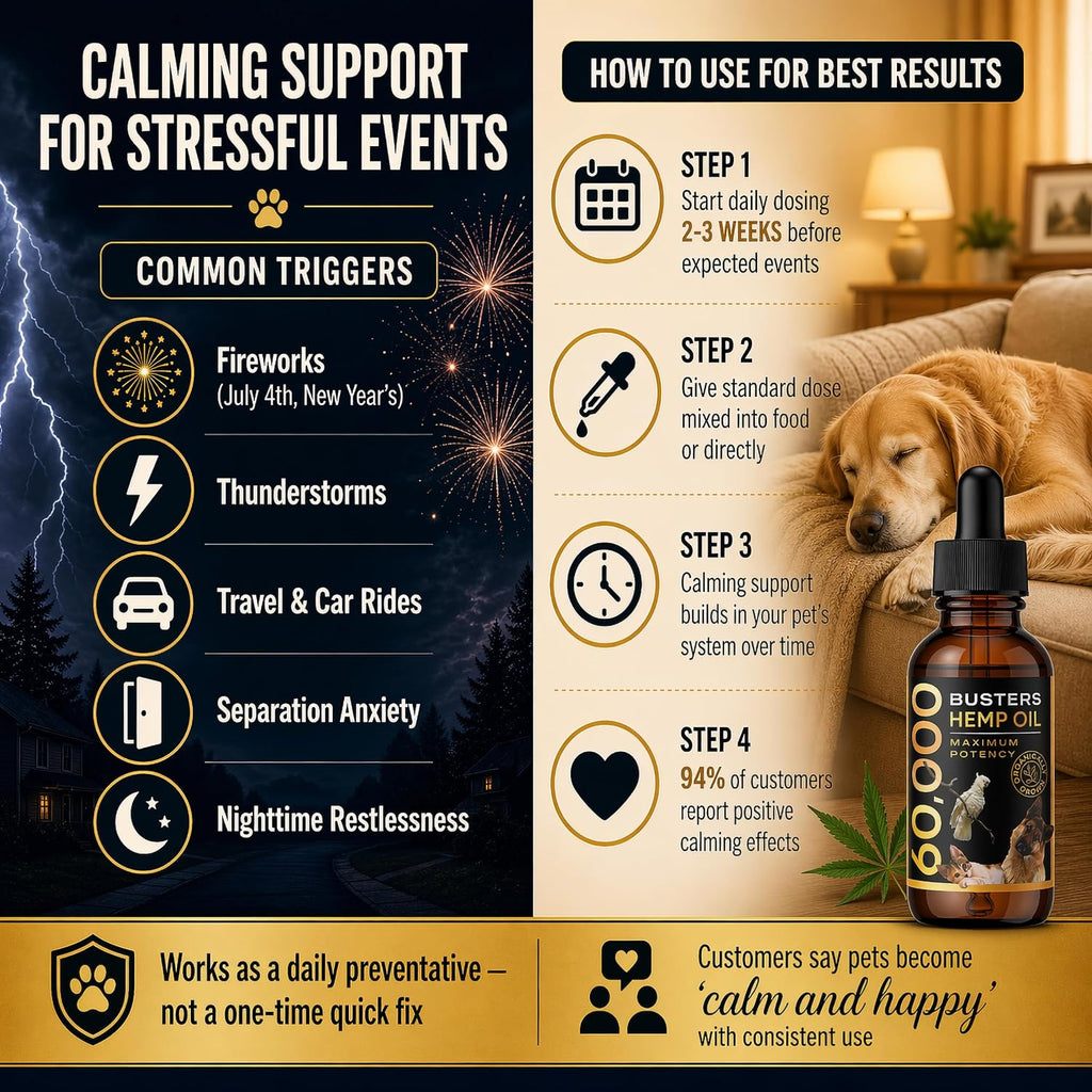 Organic pet hemp oil for dog and cat joint relief