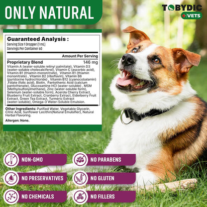Beloved Pets Tobydic premium pet multivitamin liquid packaging box
